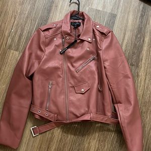 Brand New Faux Leather Jacket